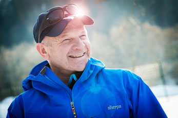 Willy Kravanja im Freien